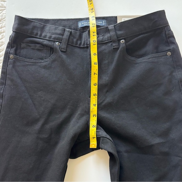 Everlane Uniform 4-Way Stretch Mens Black Denim Jeans 31x34 High Stretch Organic - Picture 13 of 13